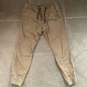 Hollister Khaki/Twill Green Joggers